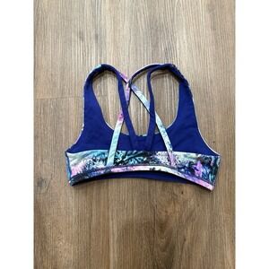 Ivivva by Lululemon Reversible Vitality Racerback Sports Bra Girls Size 12